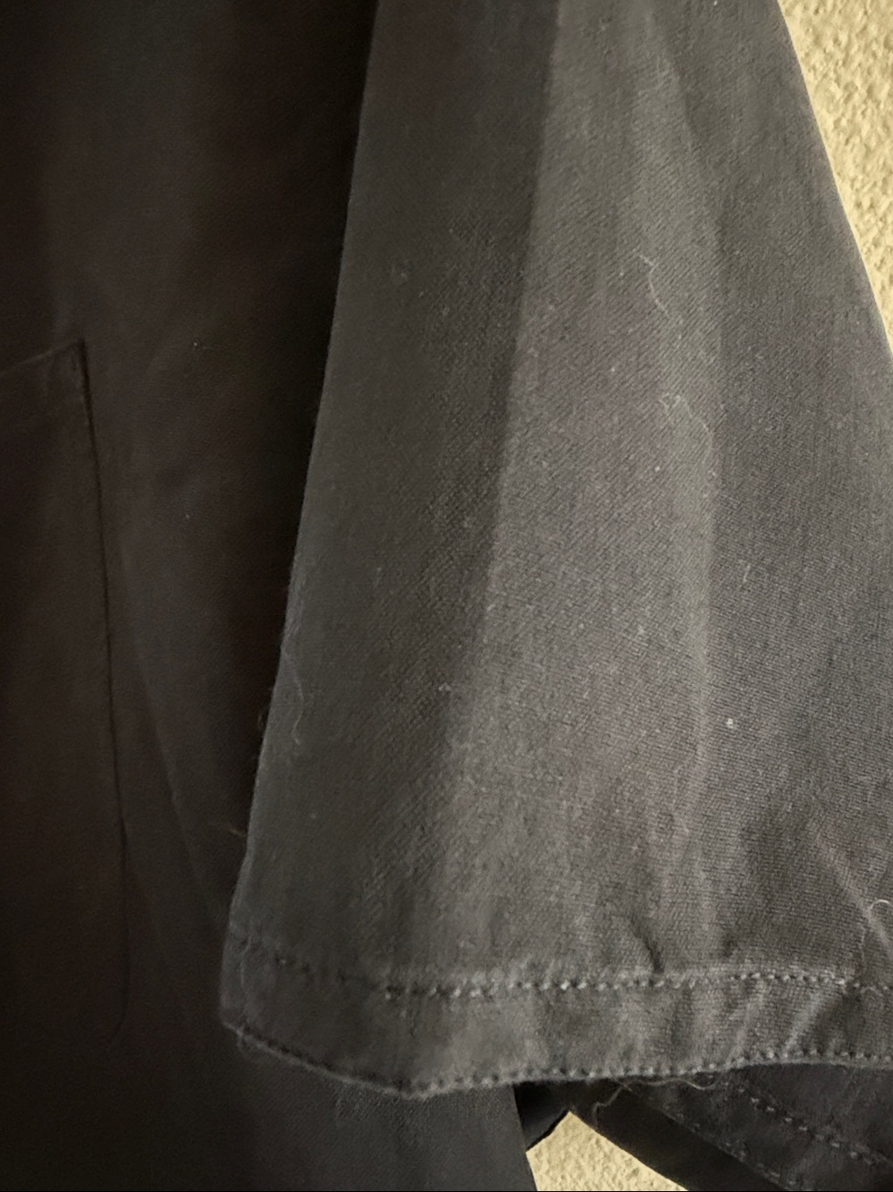 Anna And Frank Black Silk Button-Up Shirt - Picture 6 of 8
